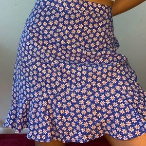 Madewell floral skirt